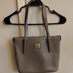 Elegant Gray Ann Klein Tote Bag